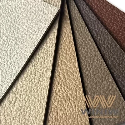 Bahan kulit microfiber microfiber pu sapi 1.0mm - 3.0 mm ketebalan