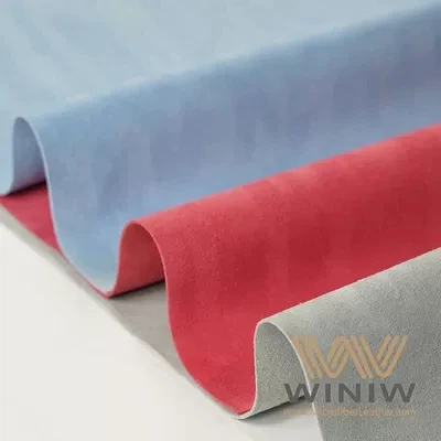 Microfiber Pu Suede Kain Kulit Lembar Kain Kulit Faux Tahan Air